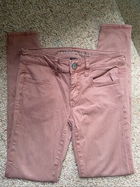 🦅AE Jeggings  - mauve💕